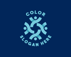 Human - Community Culture Society logo design