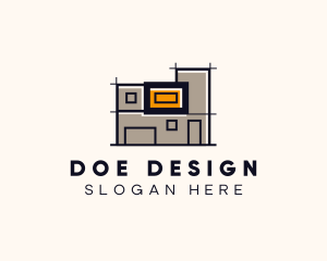 Apartment Architecture Design logo design