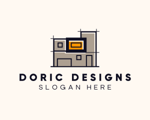 Apartment Architecture Design logo design