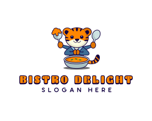 Tiger Soup Restaurant logo design