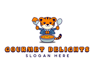 Tiger Soup Restaurant logo design