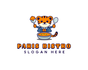 Tiger Soup Restaurant logo design