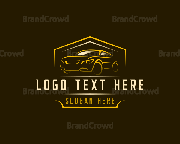 Car Rental Garage Logo