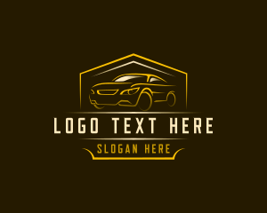 Car Rental Garage Logo