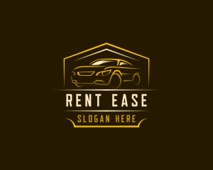 Rental - Car Rental Garage logo design