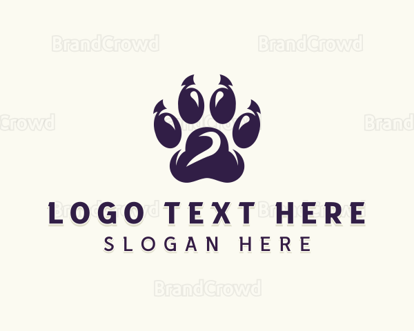 Pet Grooming Veterinary Logo