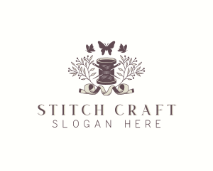 Sewing - Sewing Spool Thread logo design