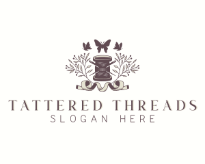 Sewing Spool Thread logo design