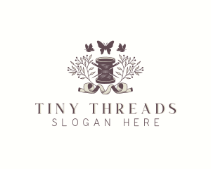 Sewing Spool Thread logo design