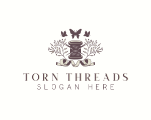 Sewing Spool Thread logo design