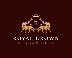 Lion Royal Luxury logo design