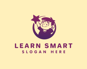 Kids Learning Education logo design