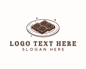 Plate - Sweet Chocolate Biscuit logo design