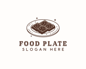 Plate - Sweet Chocolate Biscuit logo design