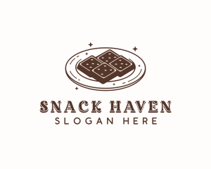 Sweet Chocolate Biscuit logo design