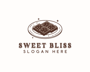 Sweet Chocolate Biscuit logo design