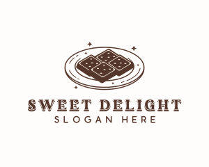 Sweet Chocolate Biscuit logo design