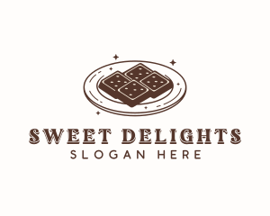 Sweet Chocolate Biscuit logo design