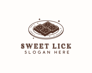 Sweet Chocolate Biscuit logo design