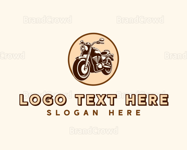 Racing Motorcycle Biker Logo