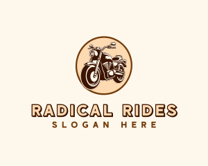 Racing Motorcycle Biker logo design