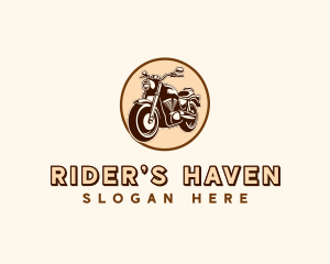 Racing Motorcycle Biker logo design