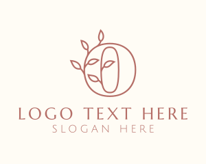 Plant - Autumn Plant Letter O logo design