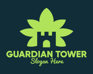 Marijuana Castle Kingdom logo design