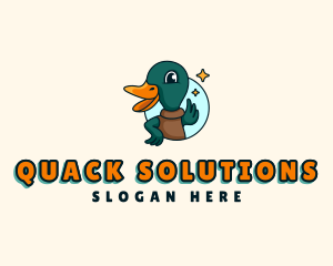 Duck - Duck Bird Game logo design