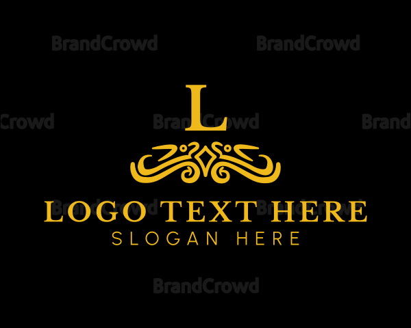 Decorative Luxury Ornament Boutique Logo