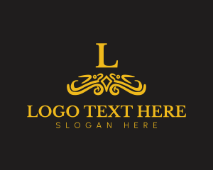 Bling - Gold Decorative Luxury Letter logo design
