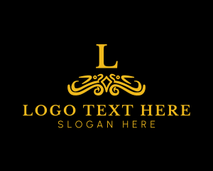 Boutique - Decorative Luxury Ornament Boutique logo design