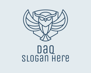 Blue Owl Outline Logo