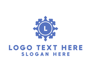 Cultural - Geometric Textile Weave logo design