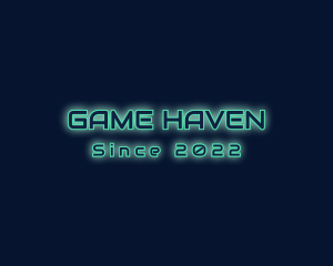 Gaming Laser Neon logo design