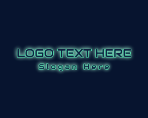 Gaming Laser Neon Logo