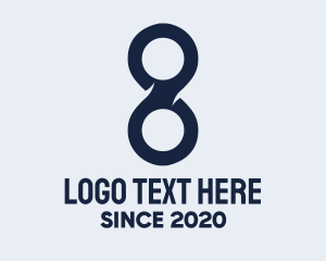 Loop - Infinity Chain Drive Number 8 logo design