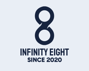 Eight - Infinity Chain Drive Number 8 logo design