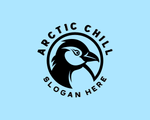 Animal Penguin Zoo logo design