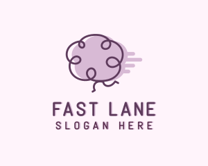 Fast Brain Doodle logo design