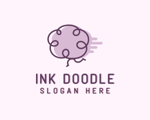 Fast Brain Doodle logo design