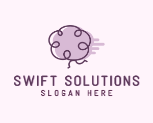 Swift - Fast Brain Doodle logo design