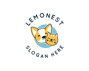 Corgi Dog Kitten Pet Logo