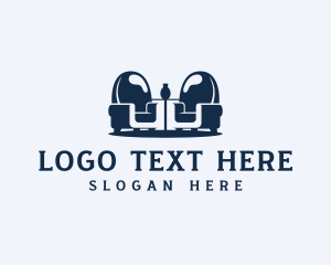 Decor - Living Room Couch Seat logo design