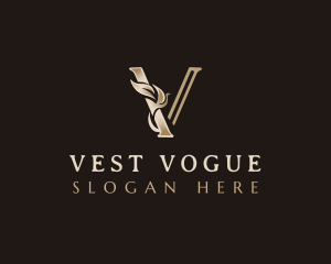 Luxury Elegant Beauty Letter V logo design