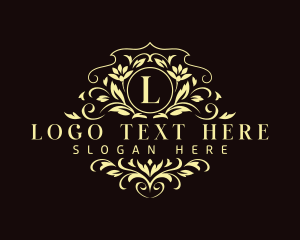 Boutique - Floral Leaf Boutique logo design