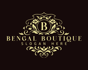 Floral Leaf Boutique logo design