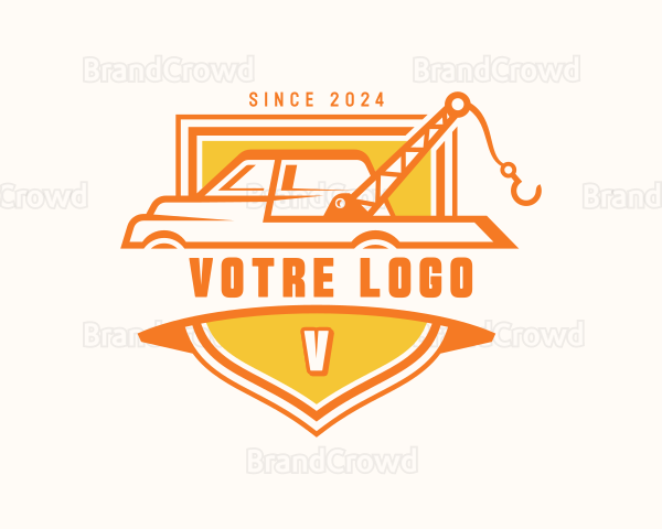 Towing Truck Vehicle Logo