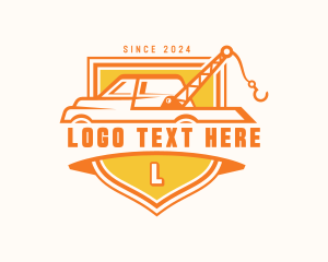 Towing Truck Vehicle Logo