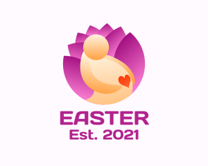 Multicolor - Mother Pregnancy Flower logo design